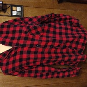 Hanes unisex red flannel size Xl big one get one